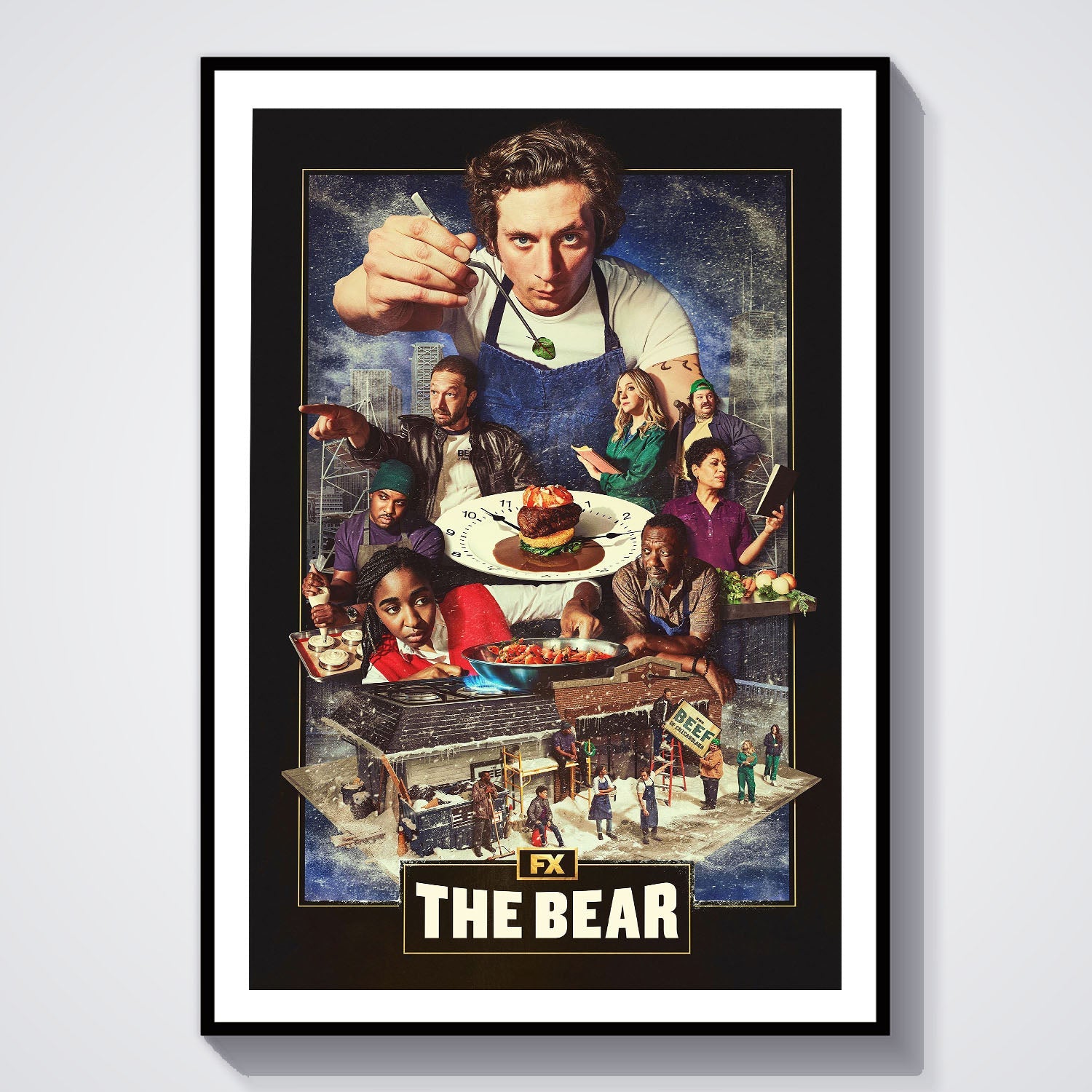 Flex Designs Poster The Bear Key Art 8 x 10" Home Goods - TV Show 2022 TV Show Poster