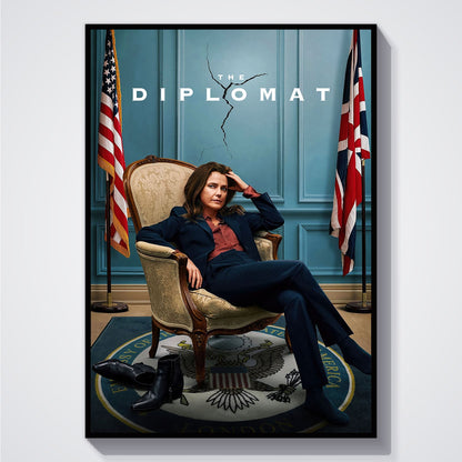 Flex Designs Poster The Diplomat 5 x 7" Home Goods - TV Show 2023 TV Show Poster