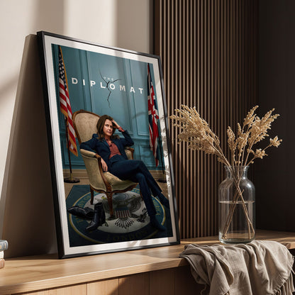 Flex Designs Poster The Diplomat 8 x 10" Home Goods - TV Show 2023 TV Show Poster