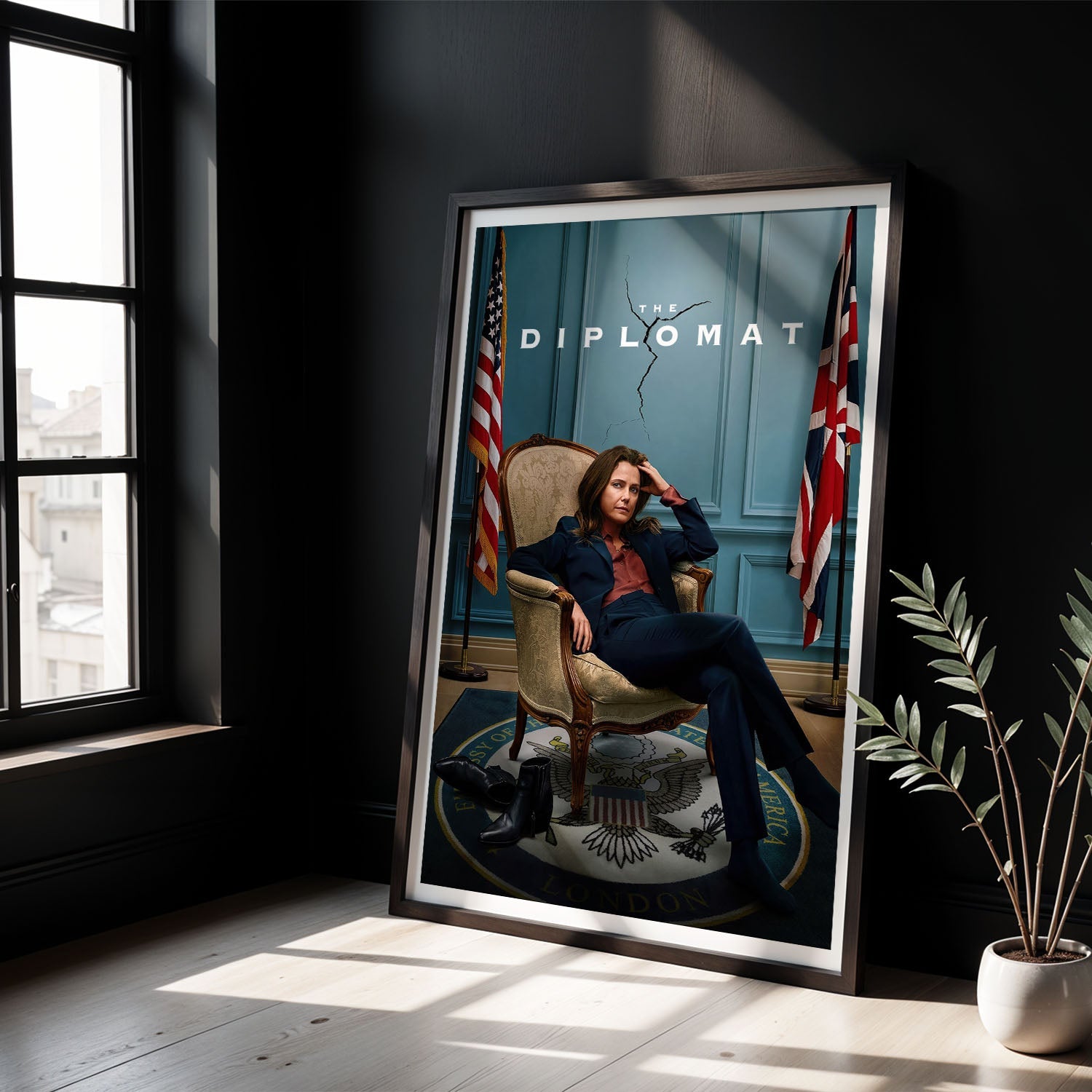 Flex Designs Poster The Diplomat 8 x 10" Home Goods - TV Show 2023 TV Show Poster