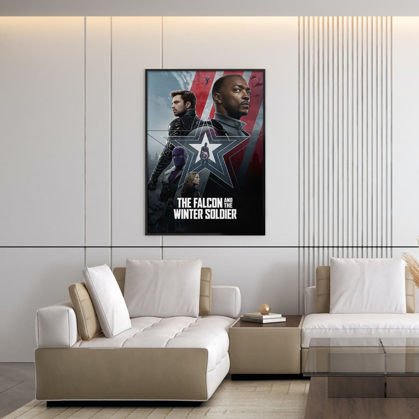 Flex Designs Poster The Falcon and the Winter Soldier Alternate 5 x 7" Home Goods - TV Show 2021 TV Show Poster
