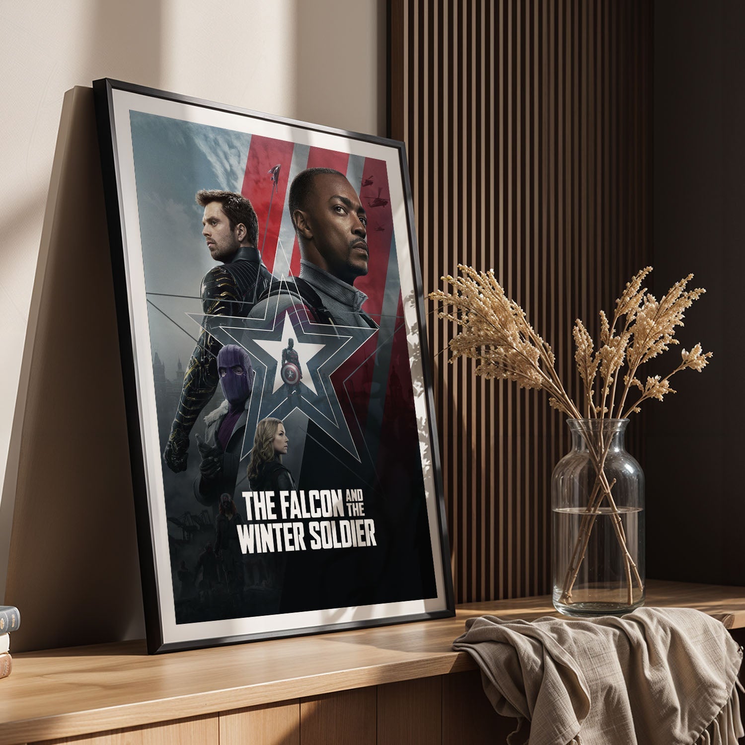 Flex Designs Poster The Falcon and the Winter Soldier Alternate 8 x 10" Home Goods - TV Show 2021 TV Show Poster