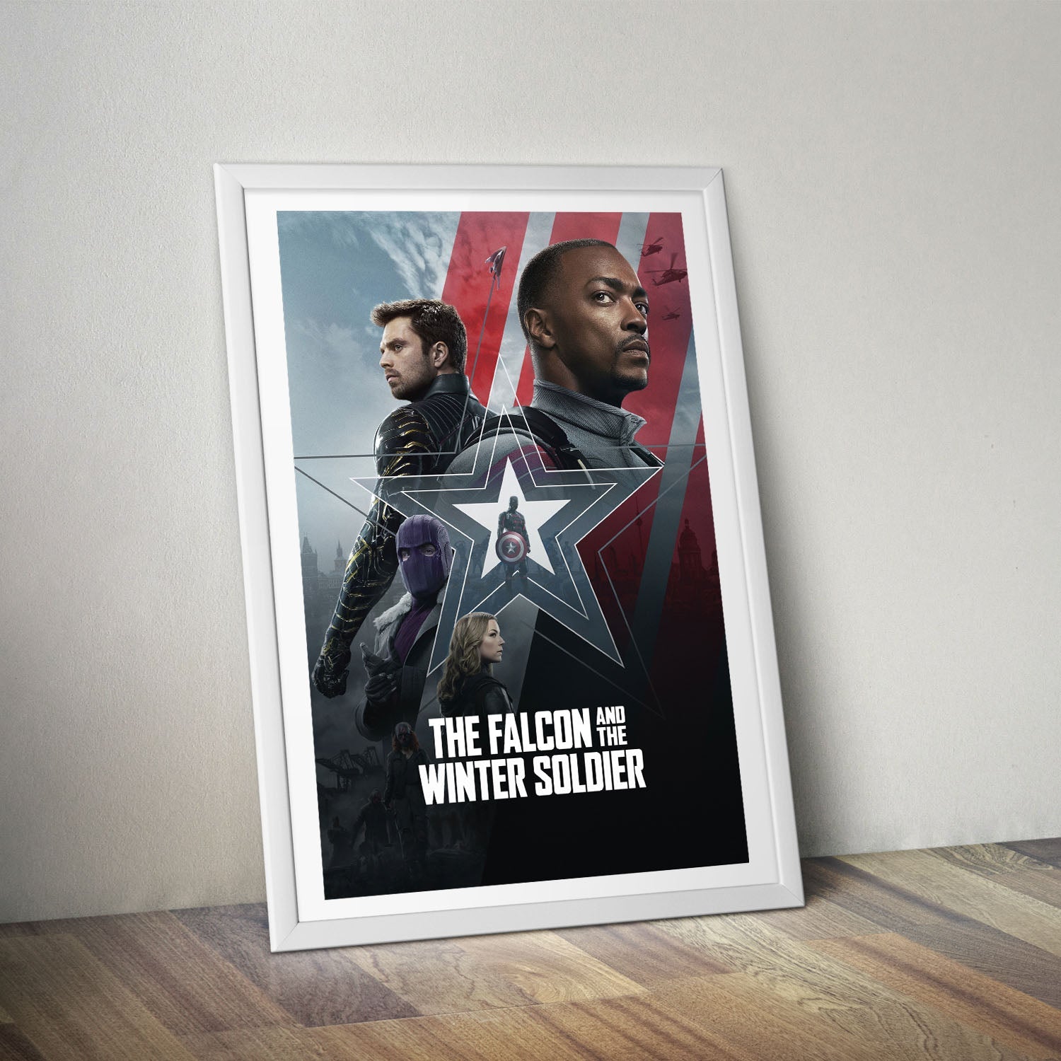 Flex Designs Poster The Falcon and the Winter Soldier Alternate 8 x 10" Home Goods - TV Show 2021 TV Show Poster