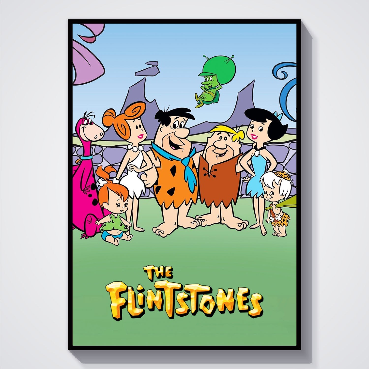 Flex Designs Poster The Flintstones 5 x 7" Home Goods - TV Show 1960 TV Show Poster