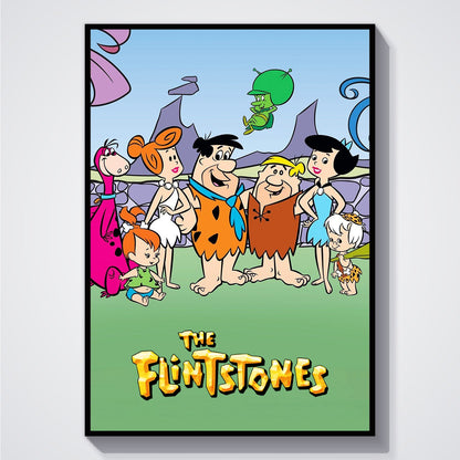Flex Designs Poster The Flintstones 5 x 7" Home Goods - TV Show 1960 TV Show Poster