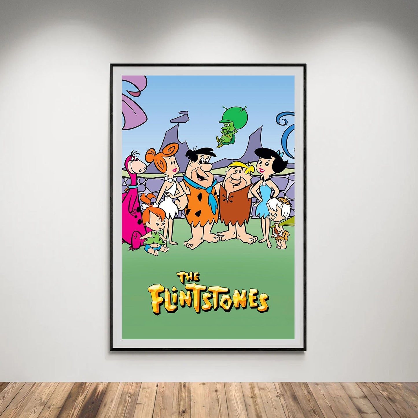 Flex Designs Poster The Flintstones 5 x 7" Home Goods - TV Show 1960 TV Show Poster