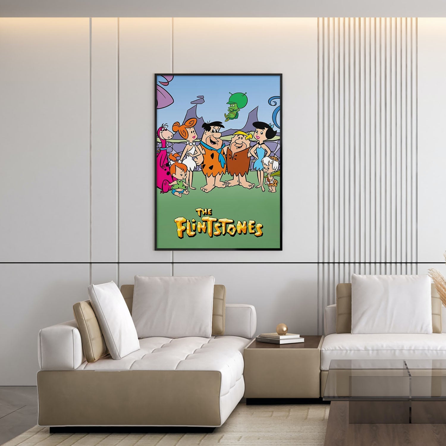 Flex Designs Poster The Flintstones 5 x 7" Home Goods - TV Show 1960 TV Show Poster