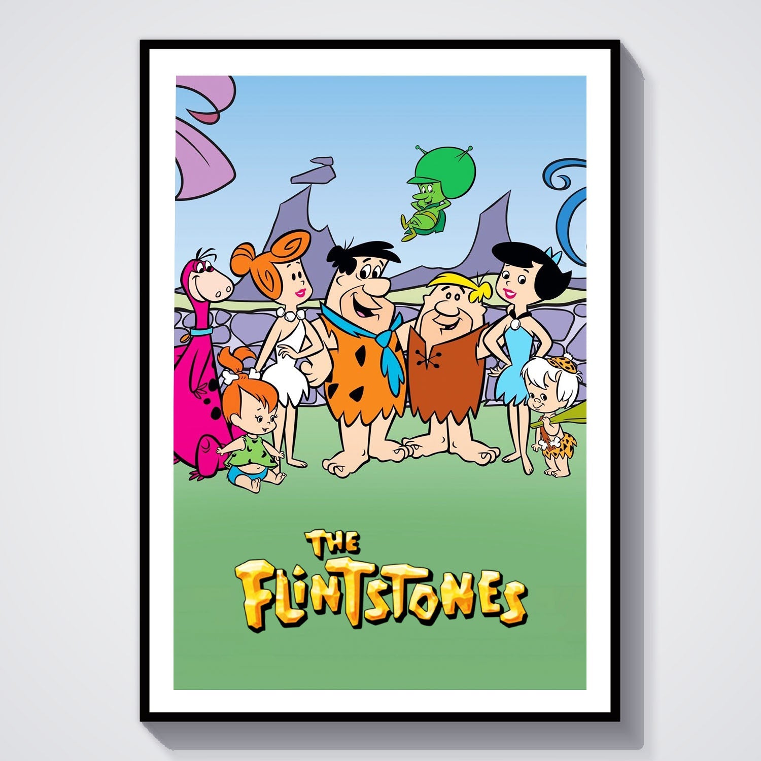 Flex Designs Poster The Flintstones 8 x 10" Home Goods - TV Show 1960 TV Show Poster