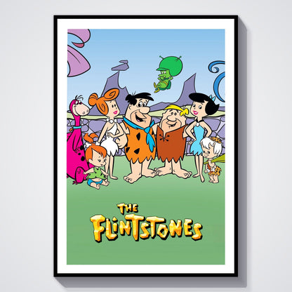 Flex Designs Poster The Flintstones 8 x 10" Home Goods - TV Show 1960 TV Show Poster