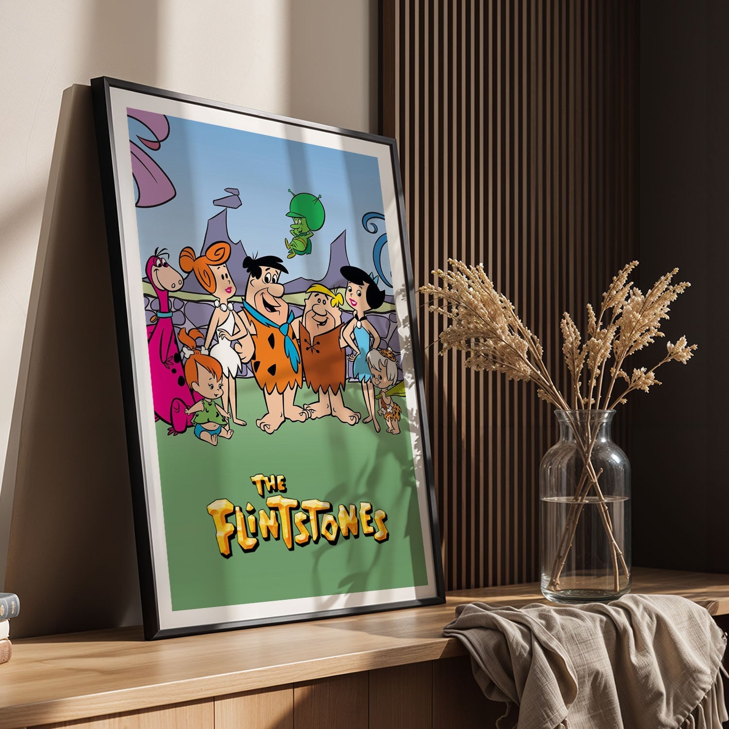 Flex Designs Poster The Flintstones 8 x 10" Home Goods - TV Show 1960 TV Show Poster