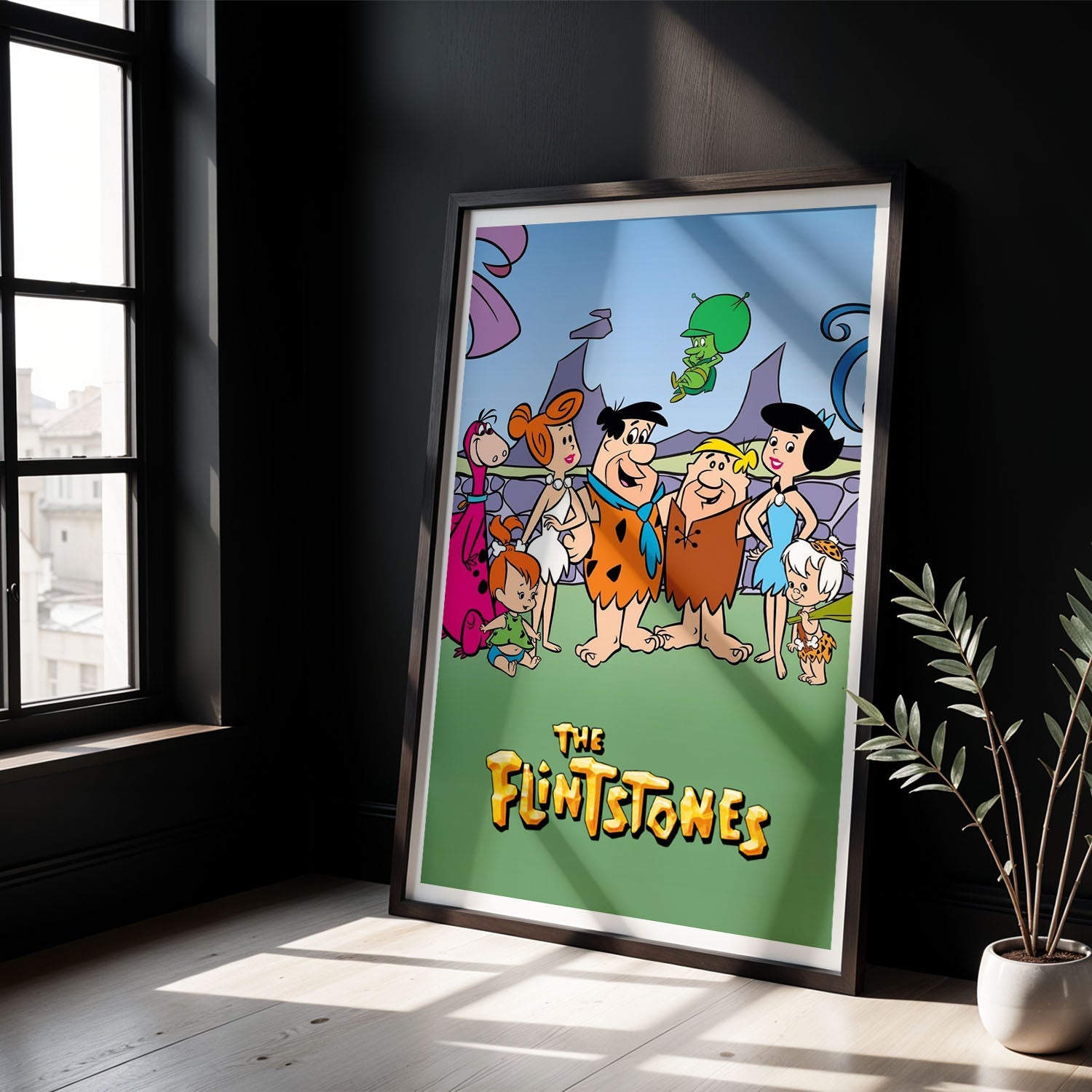Flex Designs Poster The Flintstones 8 x 10" Home Goods - TV Show 1960 TV Show Poster