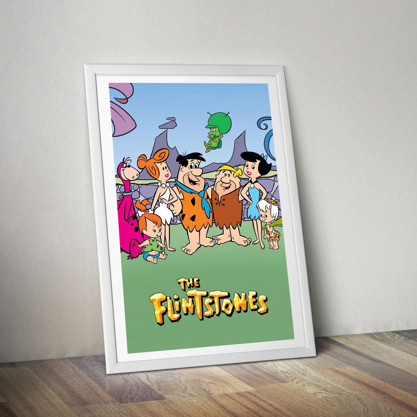 Flex Designs Poster The Flintstones 8 x 10" Home Goods - TV Show 1960 TV Show Poster