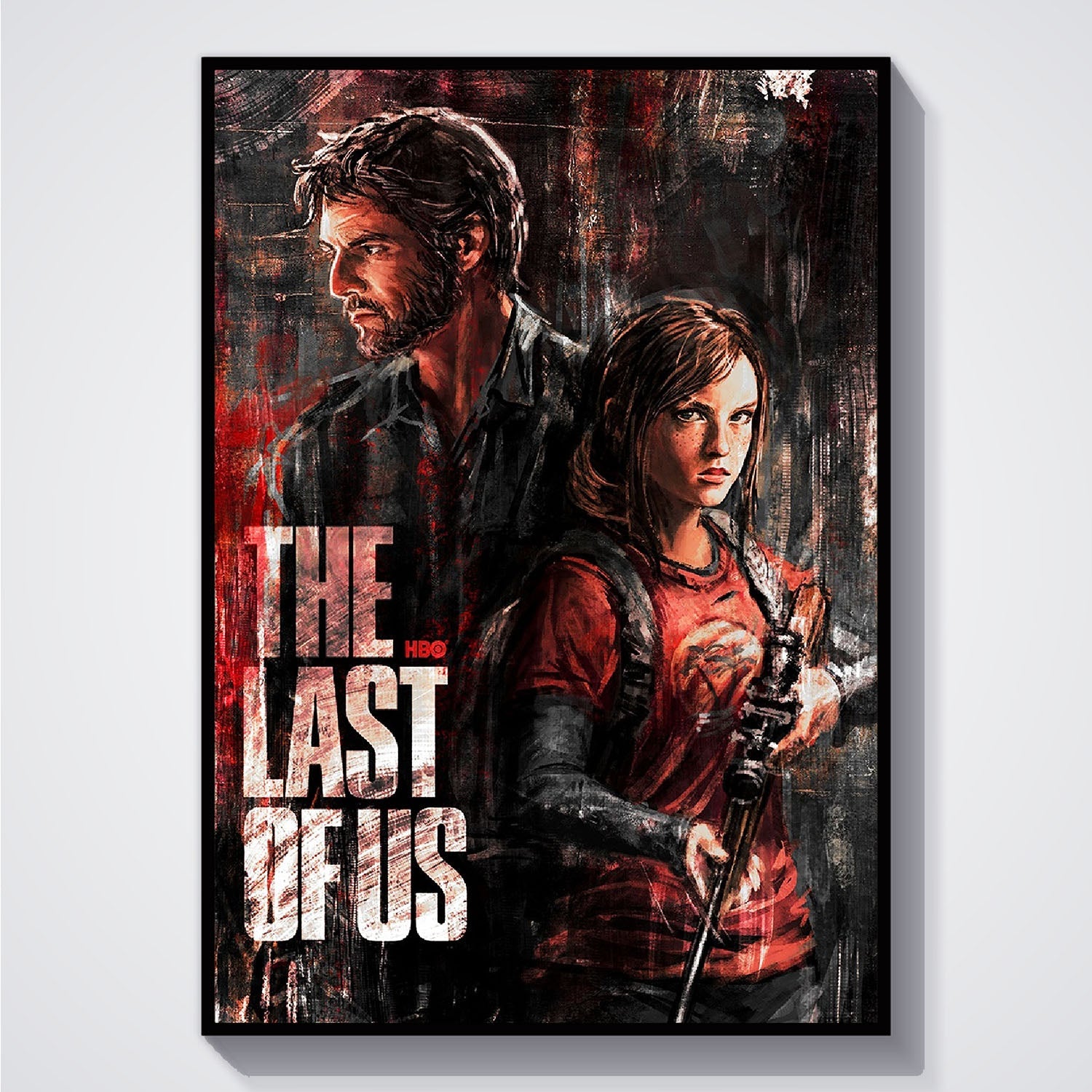 Flex Designs Poster The Last of Us Cartoon 5 x 7" Home Goods - TV Show 2023 TV Show Poster