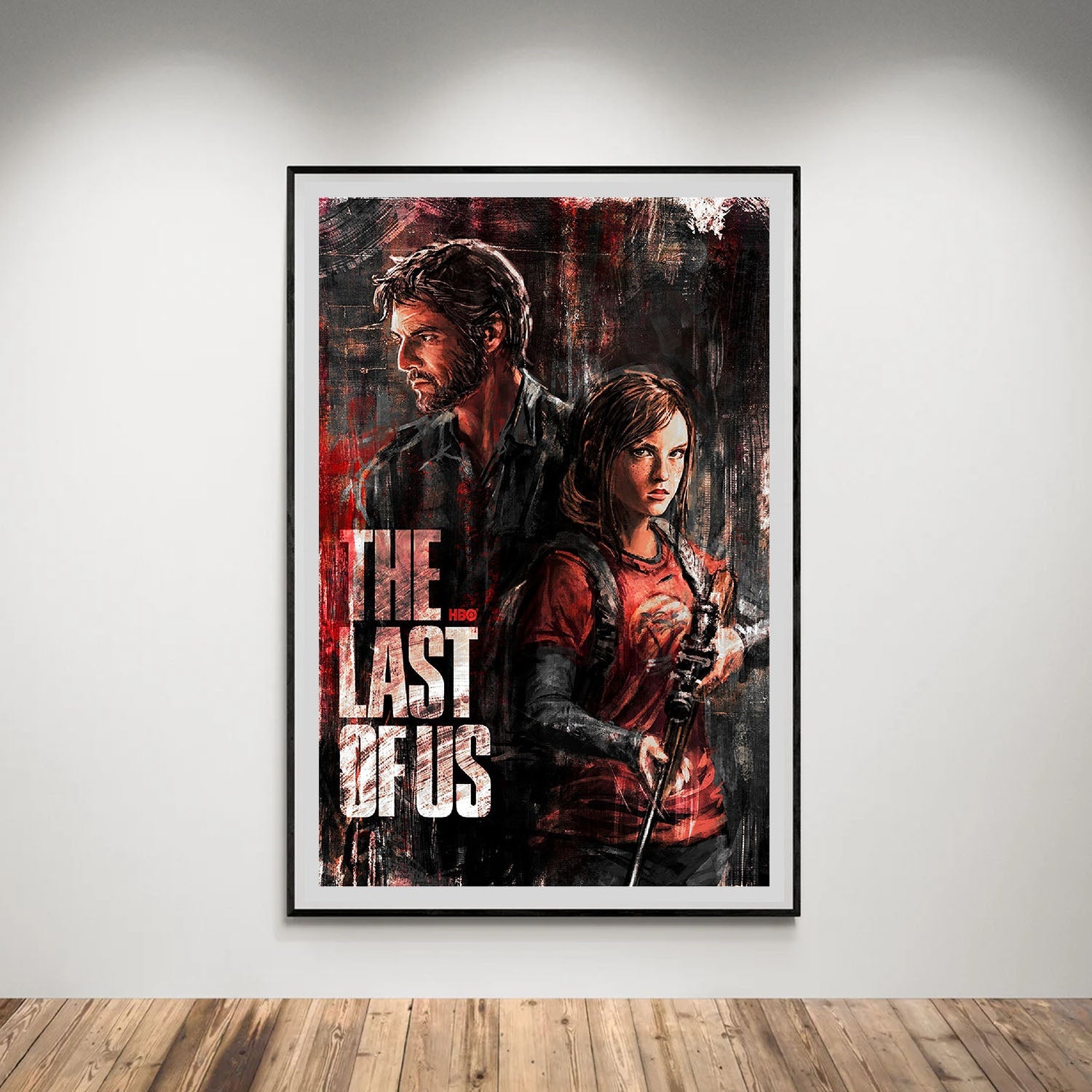 Flex Designs Poster The Last of Us Cartoon 5 x 7" Home Goods - TV Show 2023 TV Show Poster