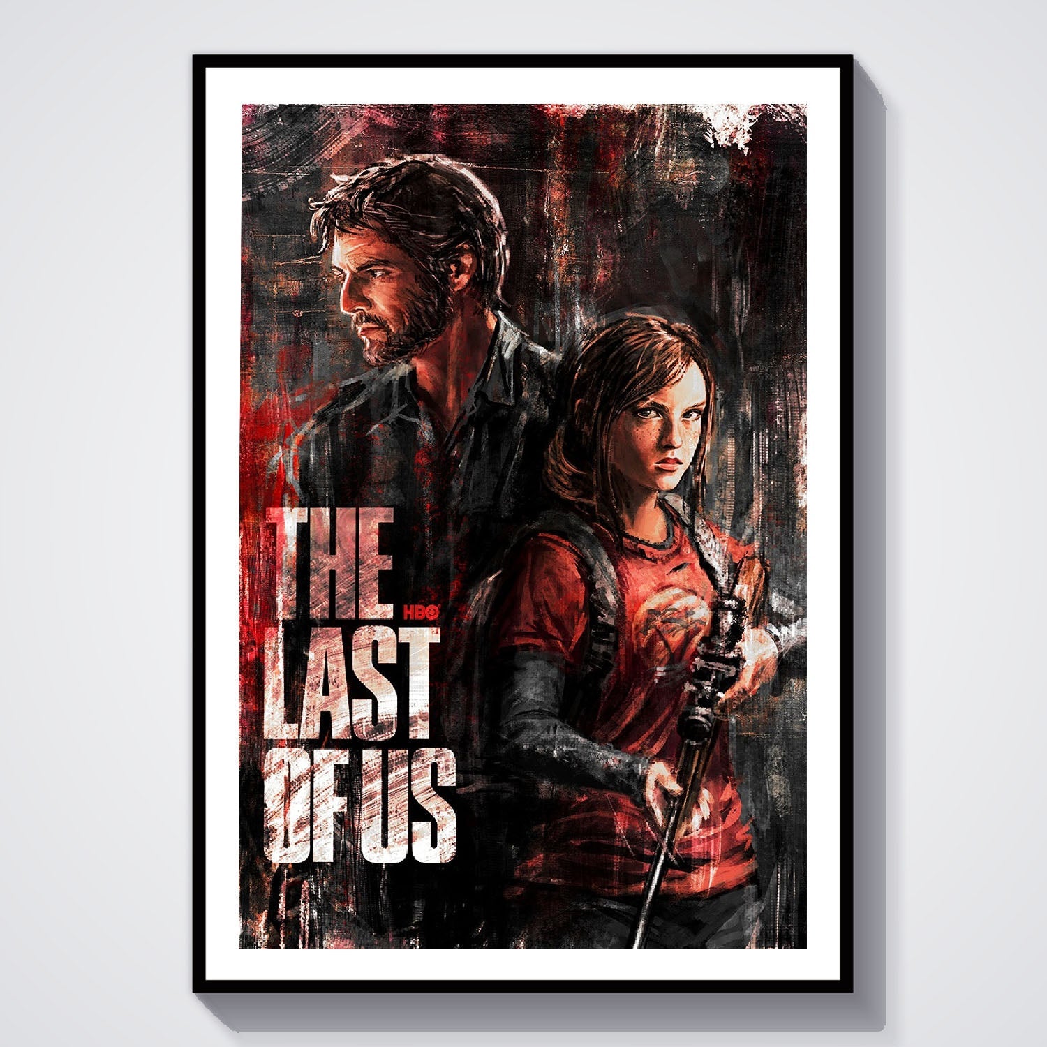 Flex Designs Poster The Last of Us Cartoon 8 x 10" Home Goods - TV Show 2023 TV Show Poster