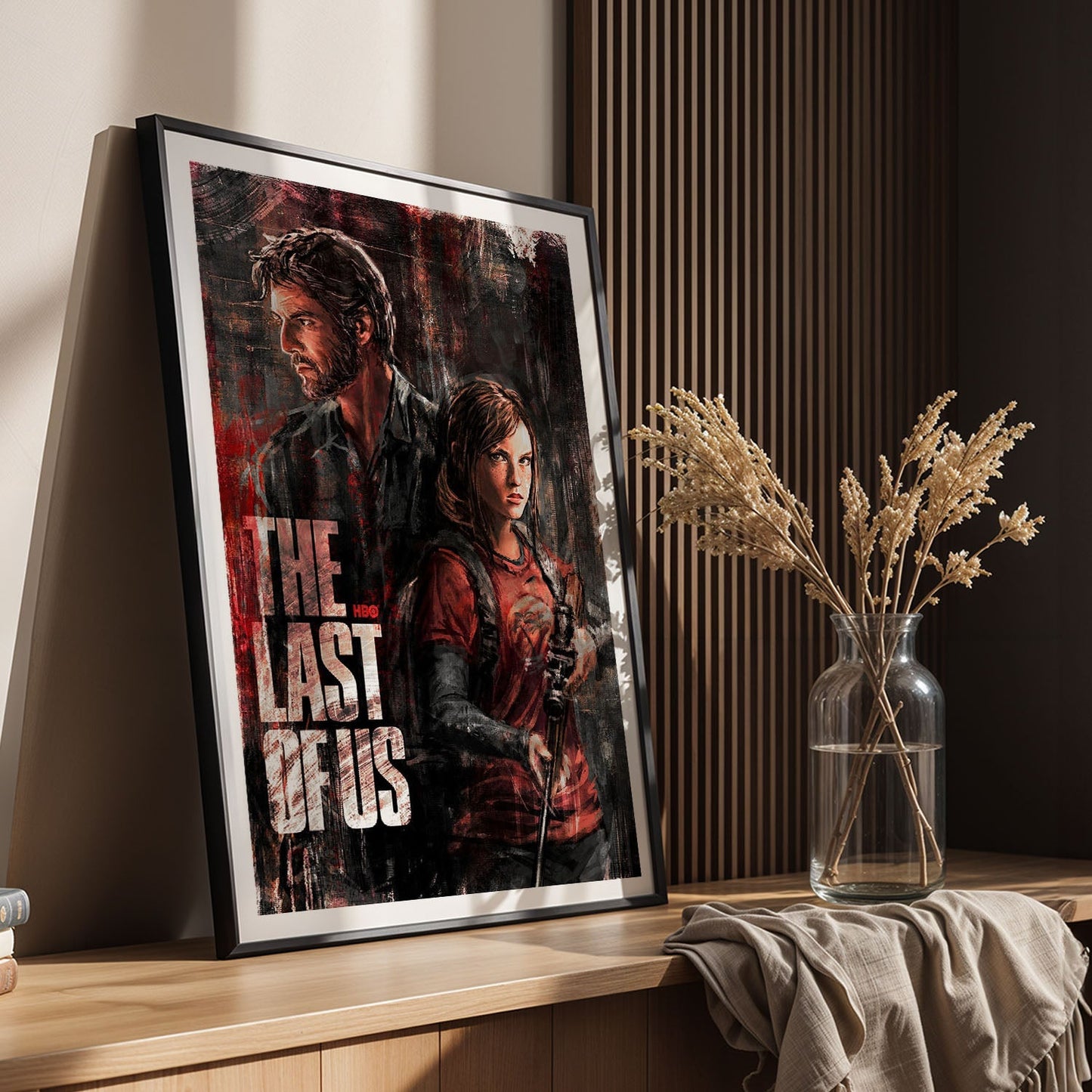 Flex Designs Poster The Last of Us Cartoon 8 x 10" Home Goods - TV Show 2023 TV Show Poster