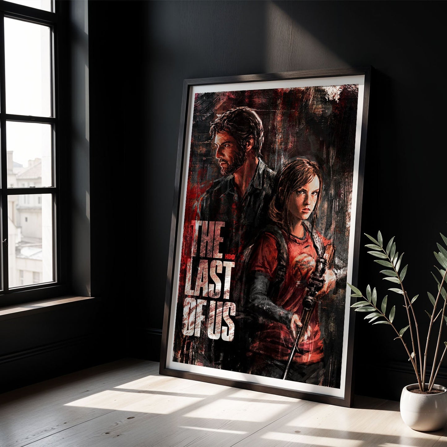 Flex Designs Poster The Last of Us Cartoon 8 x 10" Home Goods - TV Show 2023 TV Show Poster