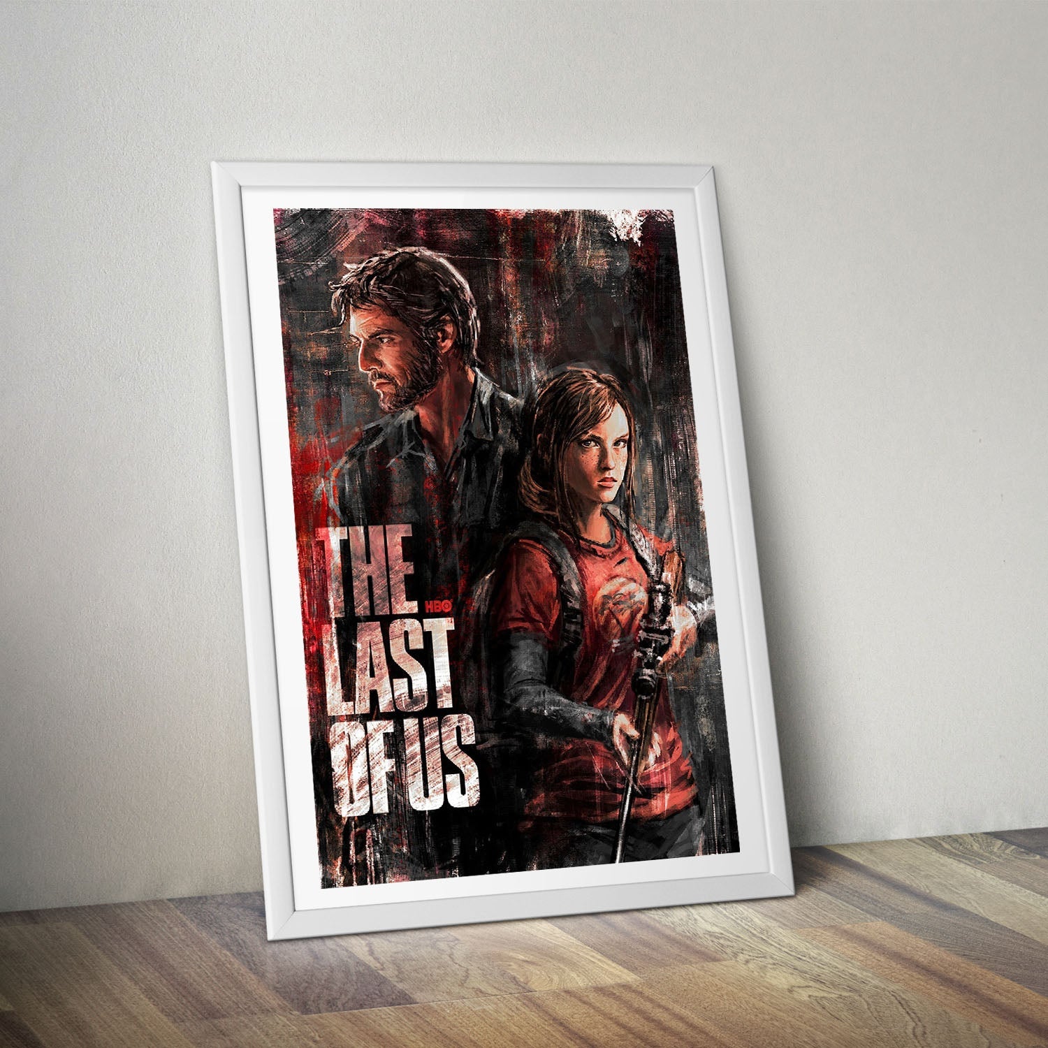 Flex Designs Poster The Last of Us Cartoon 8 x 10" Home Goods - TV Show 2023 TV Show Poster