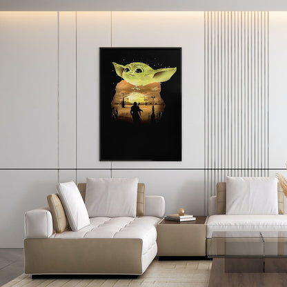 Flex Designs Poster The Mandalorian Key Visual 5 x 7" Home Goods - TV Show 2019 TV Show Poster