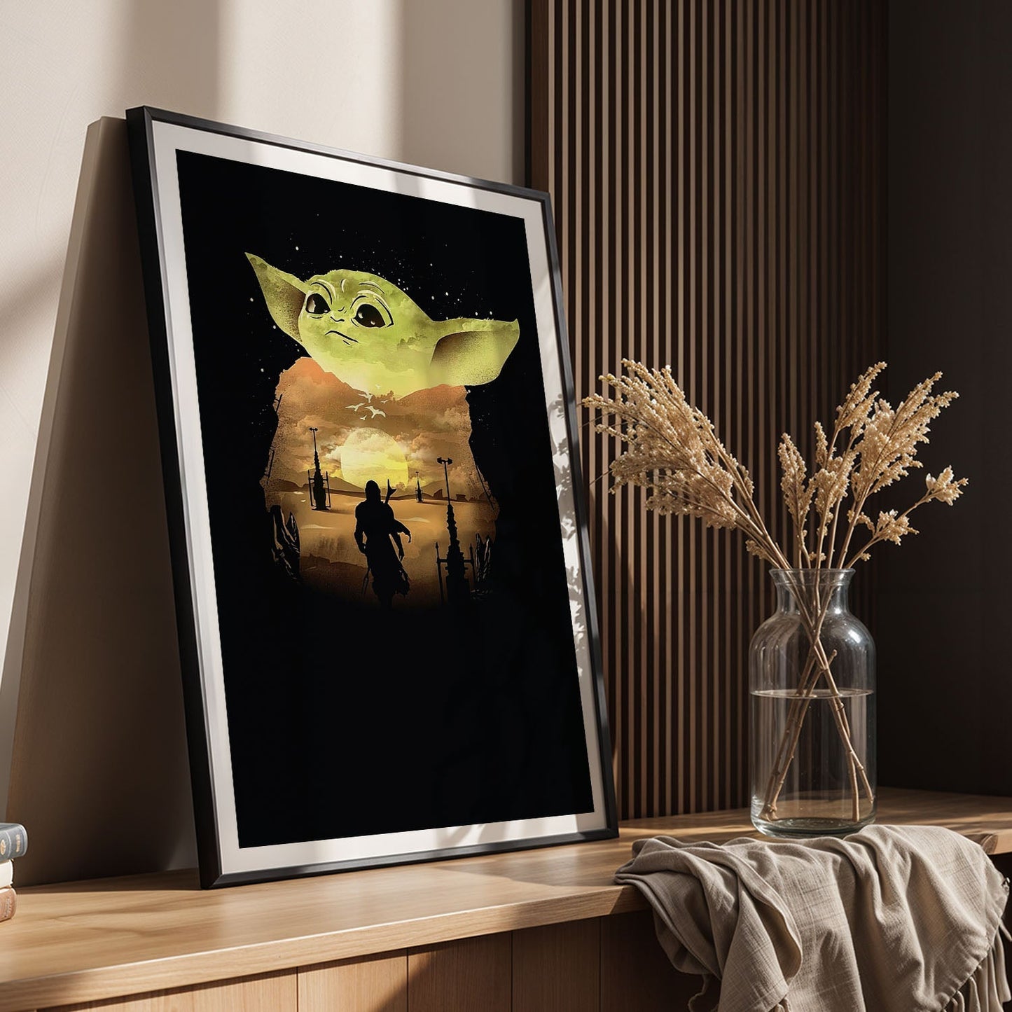 Flex Designs Poster The Mandalorian Key Visual 8 x 10" Home Goods - TV Show 2019 TV Show Poster