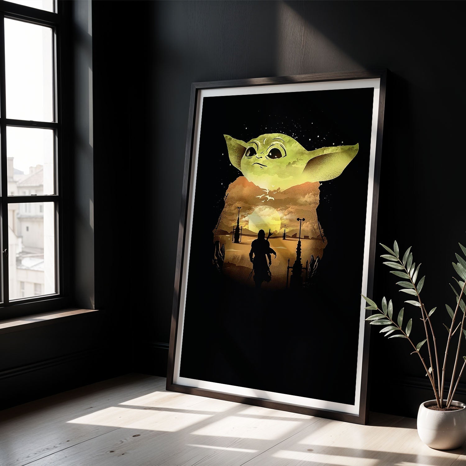 Flex Designs Poster The Mandalorian Key Visual 8 x 10" Home Goods - TV Show 2019 TV Show Poster