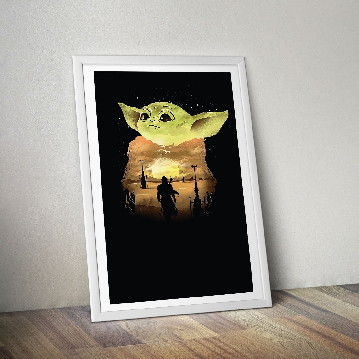 Flex Designs Poster The Mandalorian Key Visual 8 x 10" Home Goods - TV Show 2019 TV Show Poster