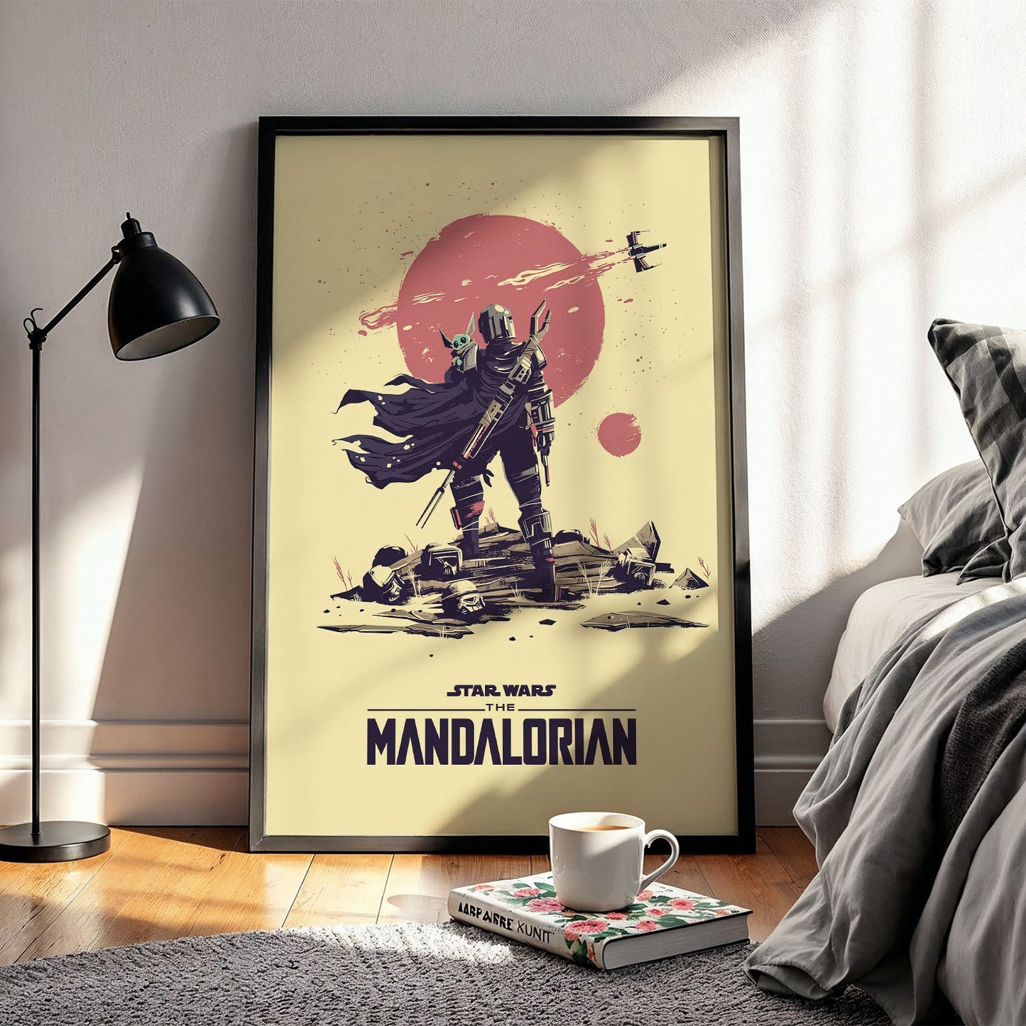 Flex Designs Poster The Mandalorian Sketch 5 x 7" Home Goods - TV Show 2019 TV Show Poster