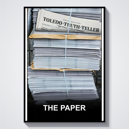 Flex Designs Poster The Paper Key Visual 5 x 7" Home Goods - Movie 2025 Movie Poster