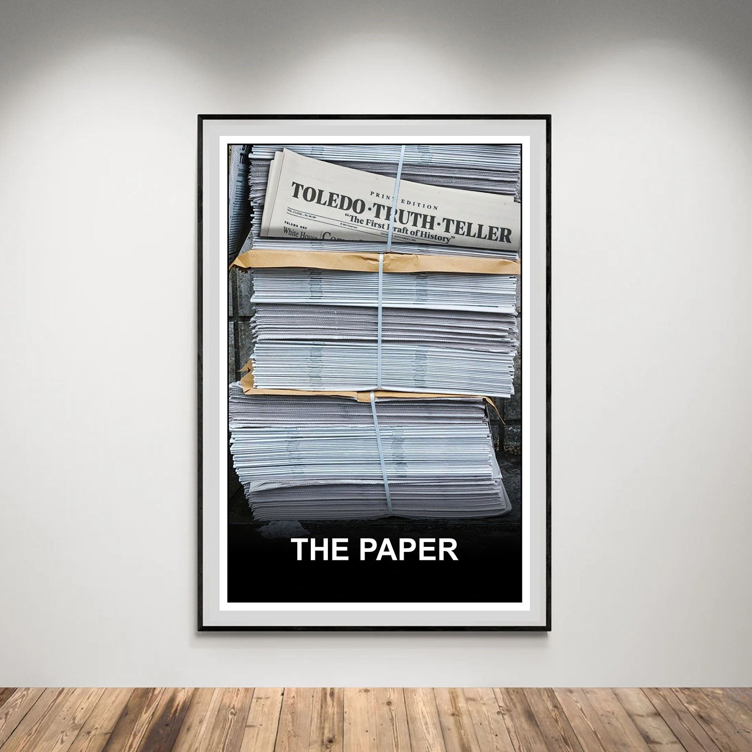Flex Designs Poster The Paper Key Visual 5 x 7" Home Goods - Movie 2025 Movie Poster