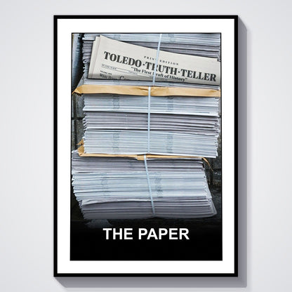 Flex Designs Poster The Paper Key Visual 8 x 10" Home Goods - Movie 2025 Movie Poster