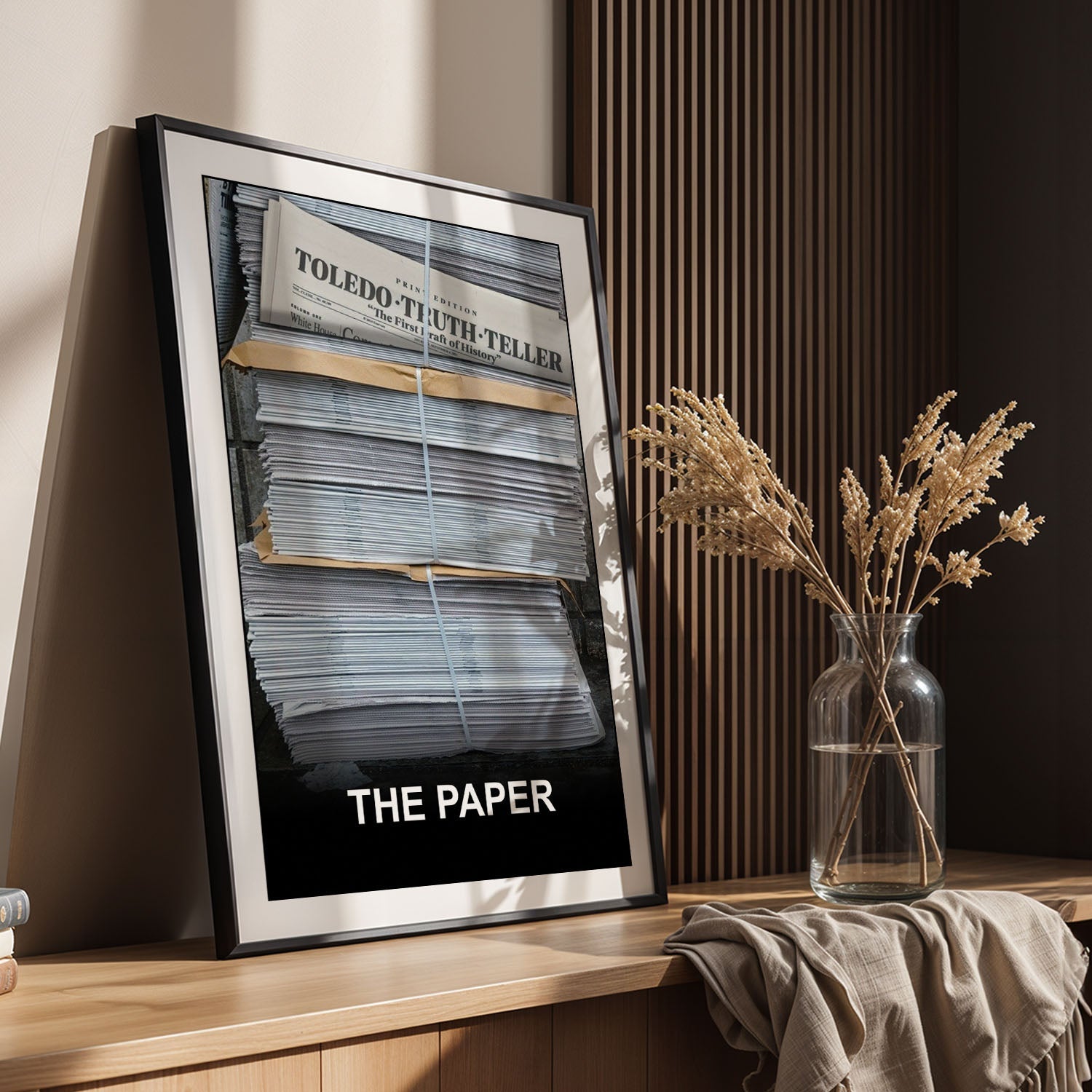 Flex Designs Poster The Paper Key Visual 8 x 10" Home Goods - Movie 2025 Movie Poster