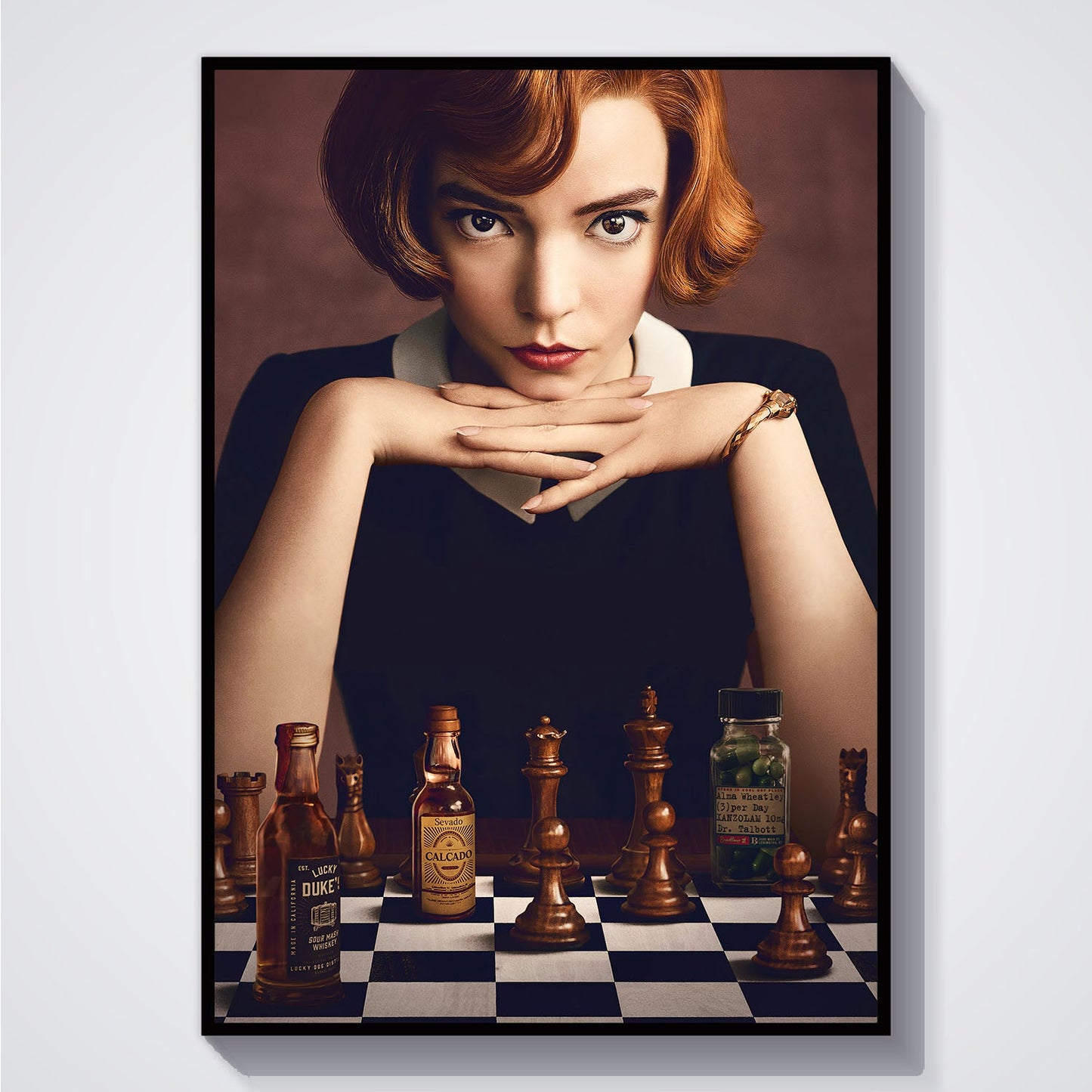 Flex Designs Poster The Queens Gambit 5 x 7" Home Goods - TV Show 2020 TV Show Poster
