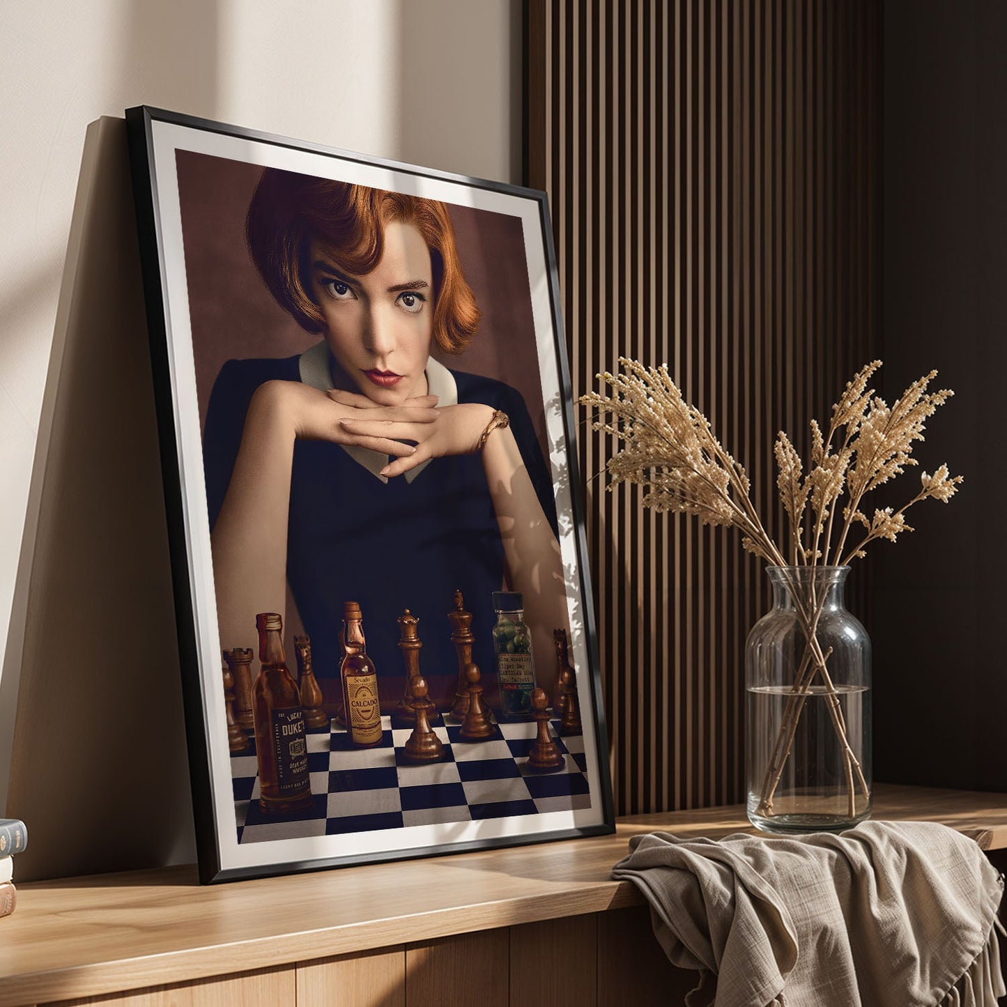 Flex Designs Poster The Queens Gambit 8 x 10" Home Goods - TV Show 2020 TV Show Poster