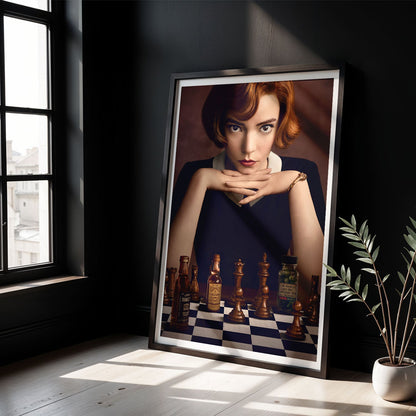 Flex Designs Poster The Queens Gambit 8 x 10" Home Goods - TV Show 2020 TV Show Poster