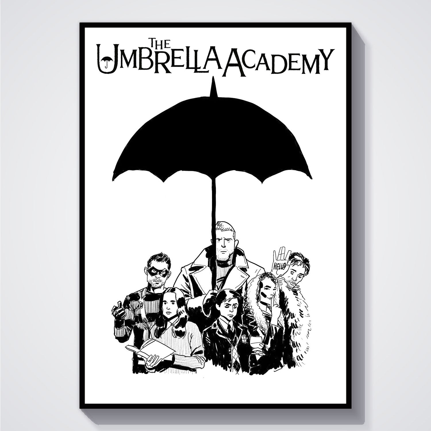 Flex Designs Poster The Umbrella Academy 5 x 7" Home Goods - TV Show 2019 TV Show Poster