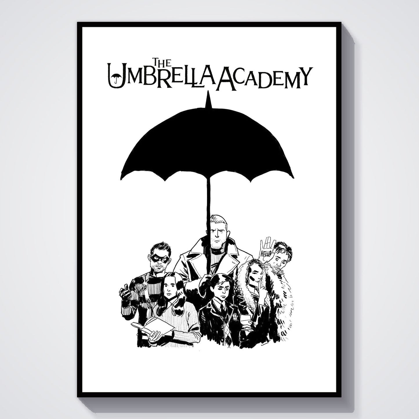 Flex Designs Poster The Umbrella Academy 8 x 10" Home Goods - TV Show 2019 TV Show Poster