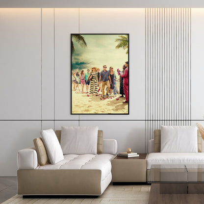 Flex Designs Poster The White Lotus Season 1 Key Art 5 x 7" Home Goods - TV Show 2021 TV Show Poster