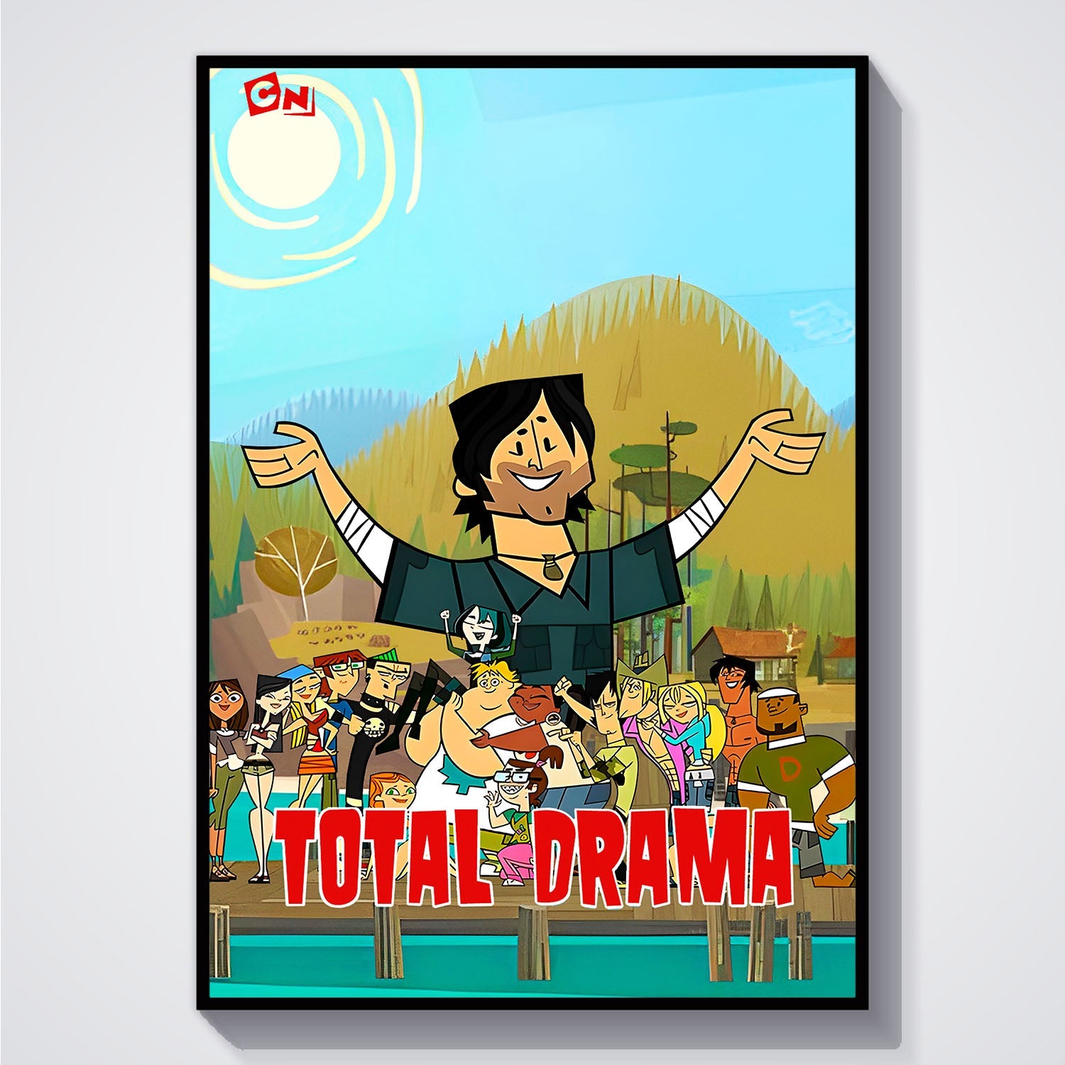 Flex Designs Poster Total Drama Island 5 x 7" Home Goods - TV Show 2007 TV Show Poster