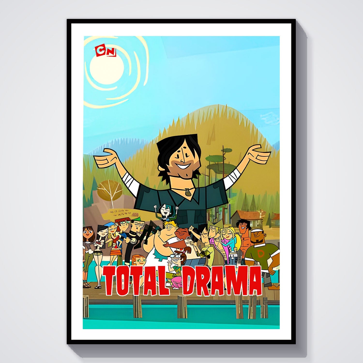 Flex Designs Poster Total Drama Island 8 x 10" Home Goods - TV Show 2007 TV Show Poster