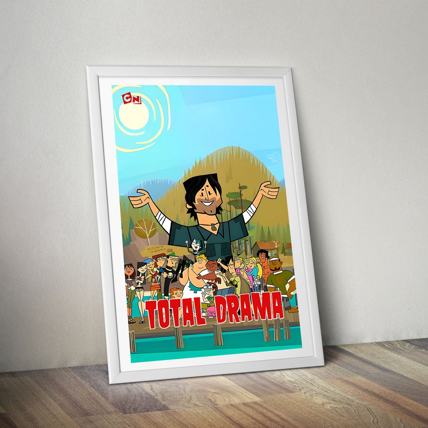 Flex Designs Poster Total Drama Island 8 x 10" Home Goods - TV Show 2007 TV Show Poster