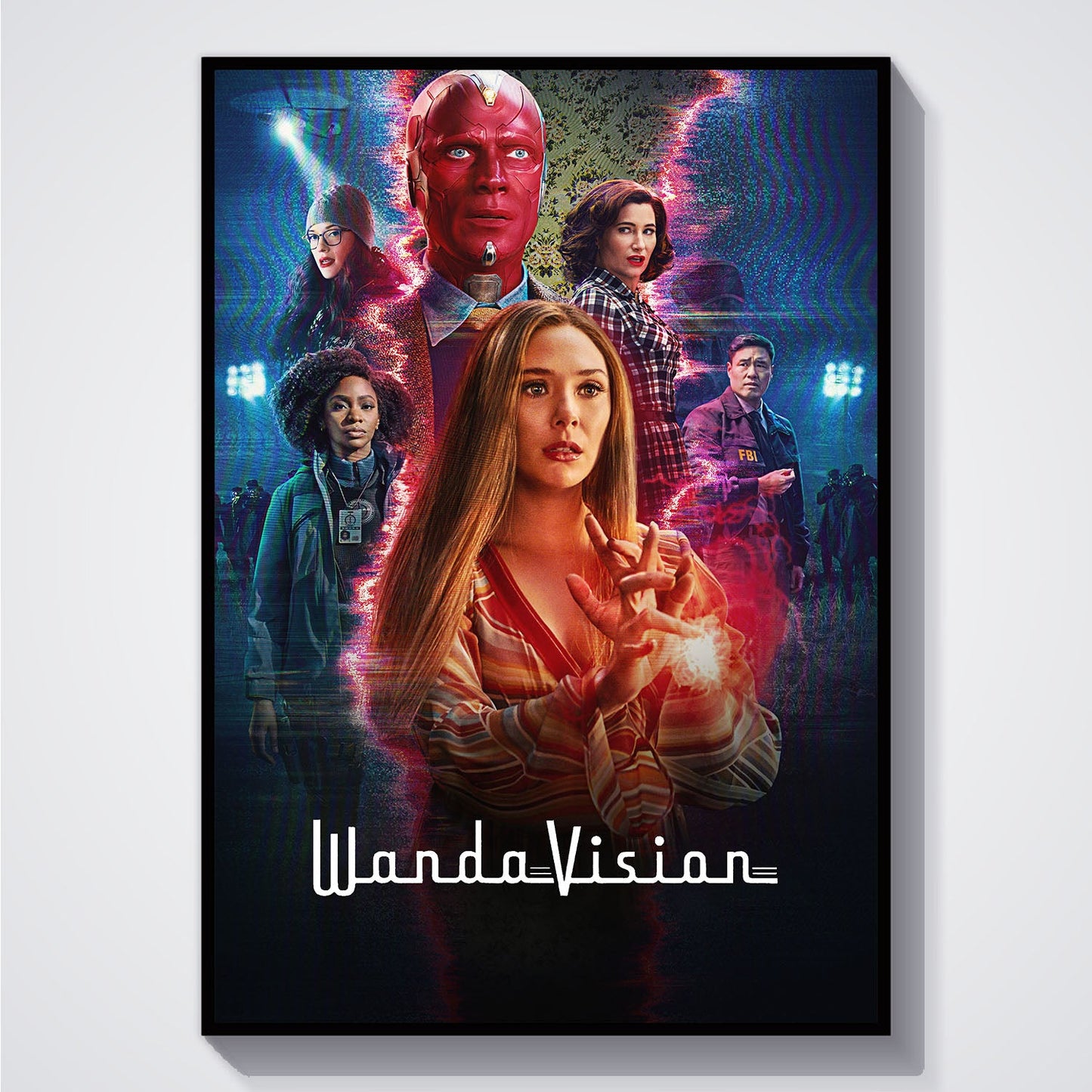 Flex Designs Poster WandaVision Key Visual 5 x 7" Home Goods - TV Show 2021 TV Show Poster