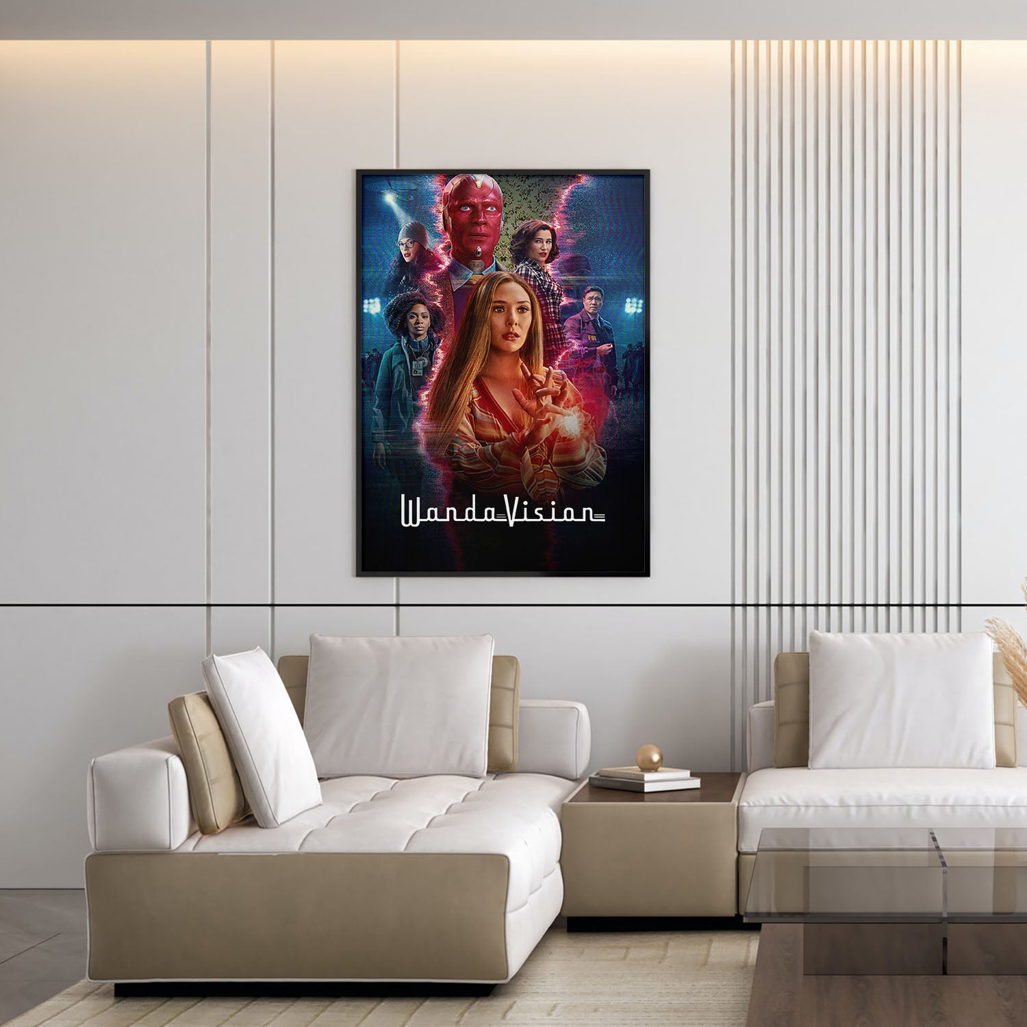 Flex Designs Poster WandaVision Key Visual 5 x 7" Home Goods - TV Show 2021 TV Show Poster