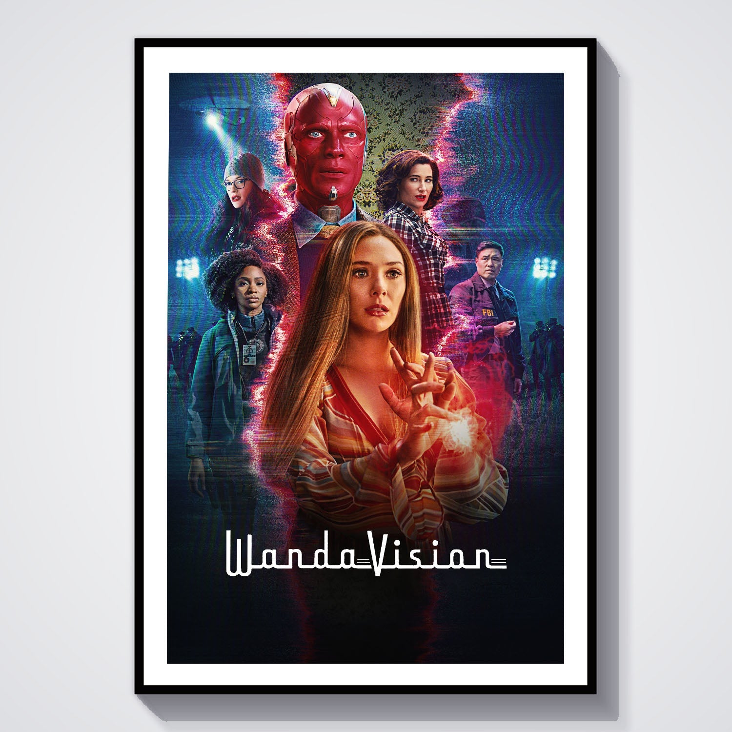Flex Designs Poster WandaVision Key Visual 8 x 10" Home Goods - TV Show 2021 TV Show Poster