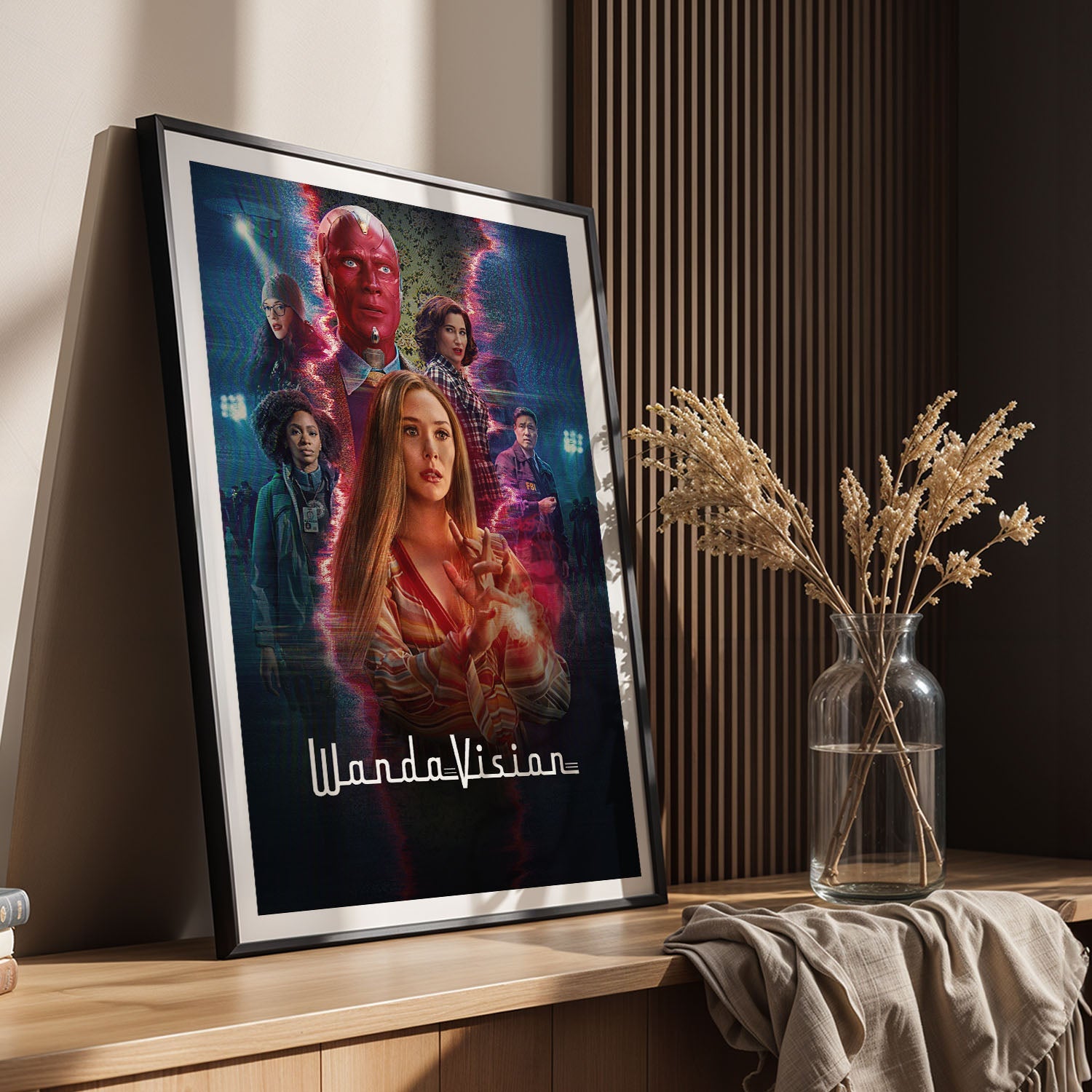 Flex Designs Poster WandaVision Key Visual 8 x 10" Home Goods - TV Show 2021 TV Show Poster