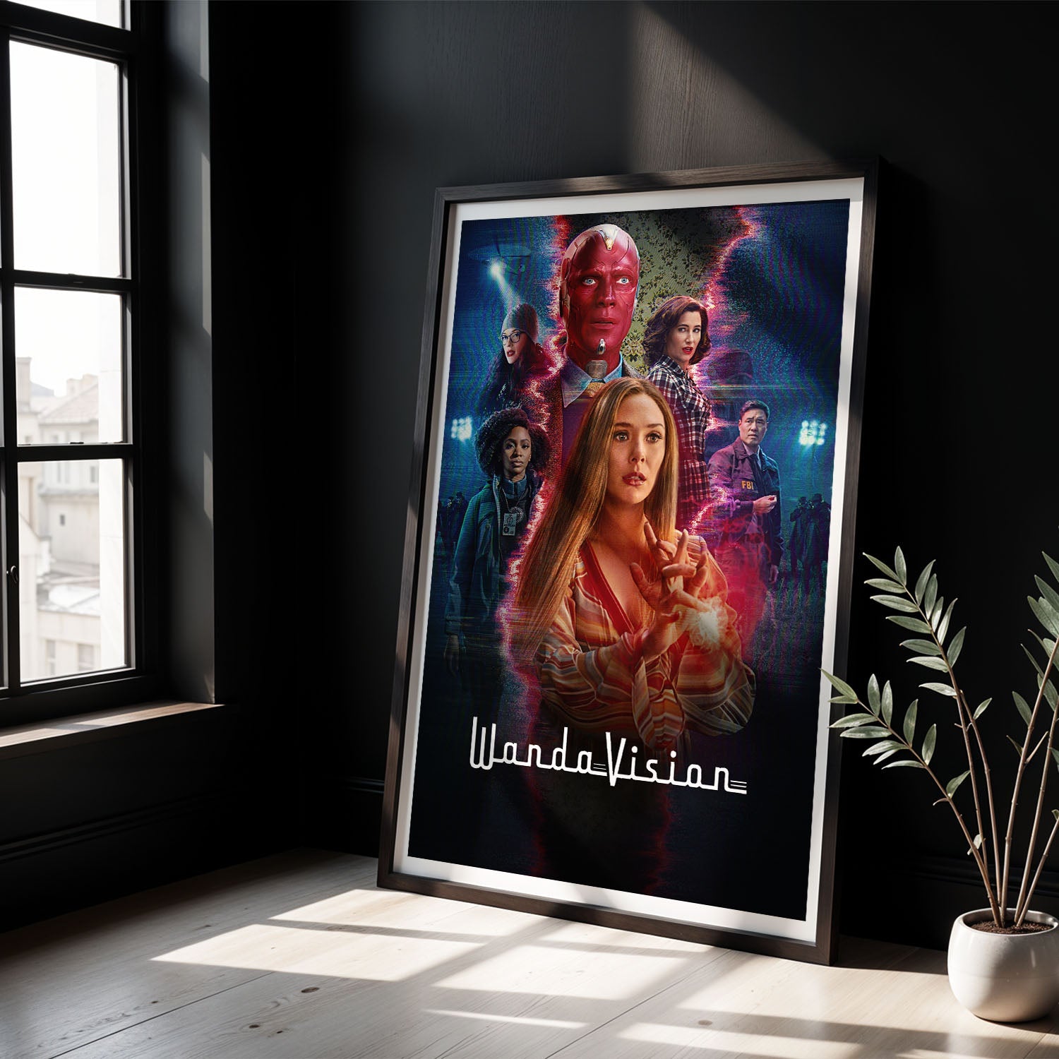 Flex Designs Poster WandaVision Key Visual 8 x 10" Home Goods - TV Show 2021 TV Show Poster