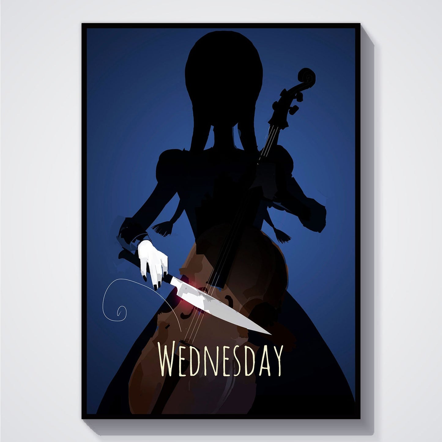 Flex Designs Poster Wednesday Cartoonified 5 x 7" Home Goods - TV Show 2022 TV Show Poster