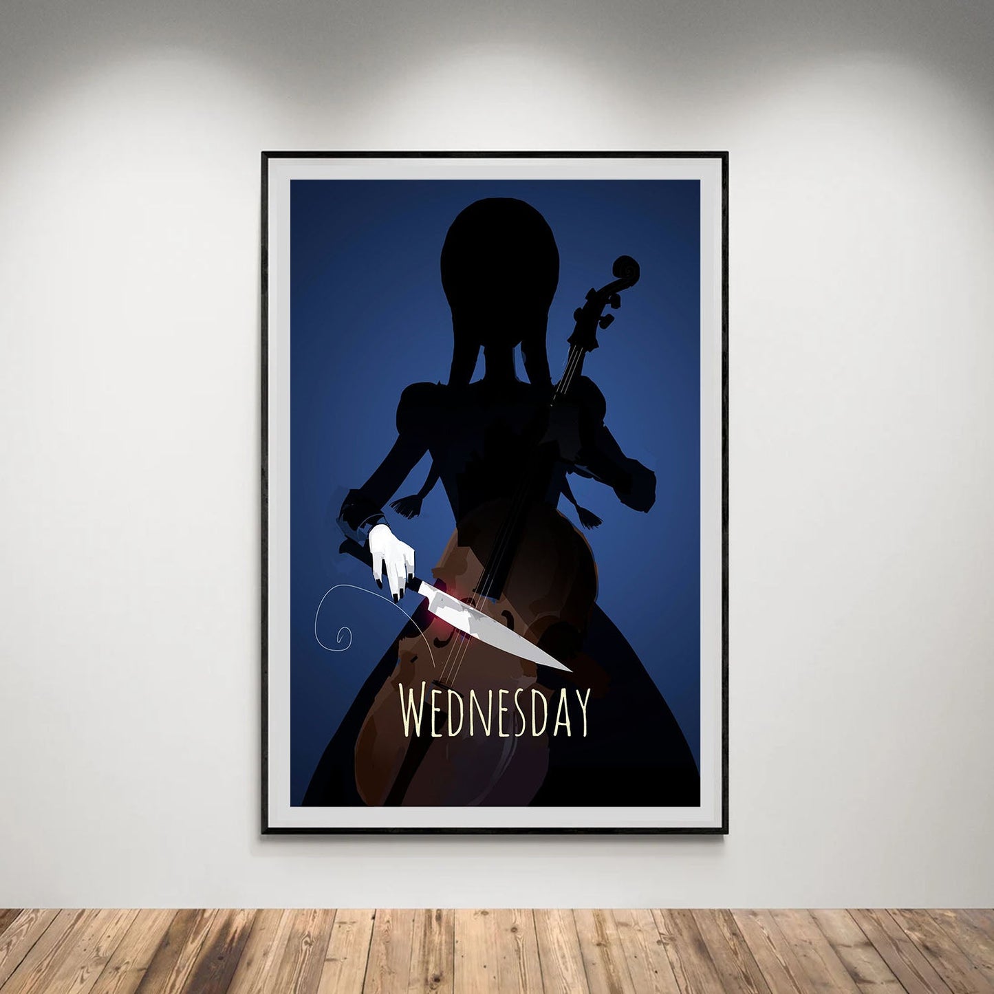 Flex Designs Poster Wednesday Cartoonified 5 x 7" Home Goods - TV Show 2022 TV Show Poster