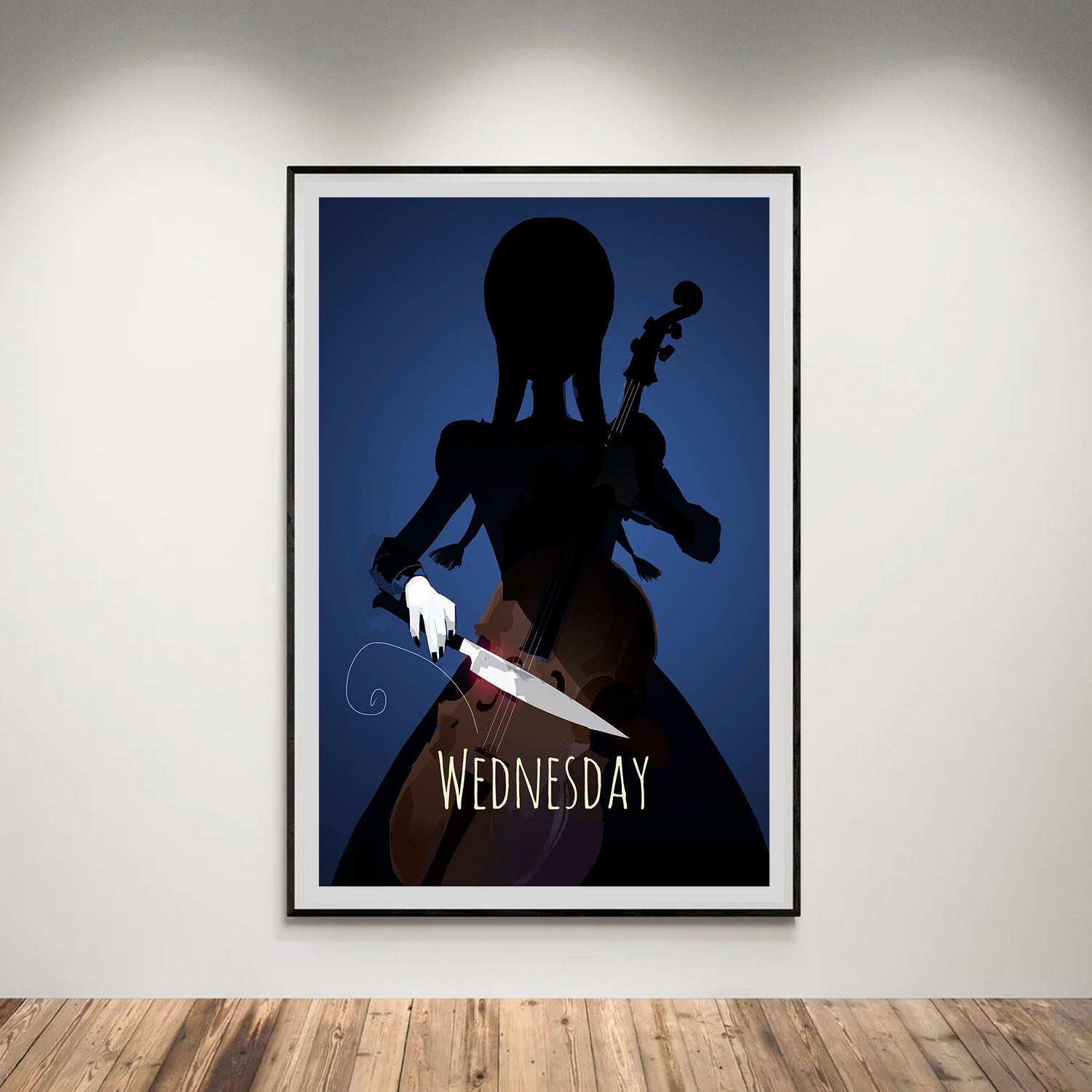 Flex Designs Poster Wednesday Cartoonified 5 x 7" Home Goods - TV Show 2022 TV Show Poster