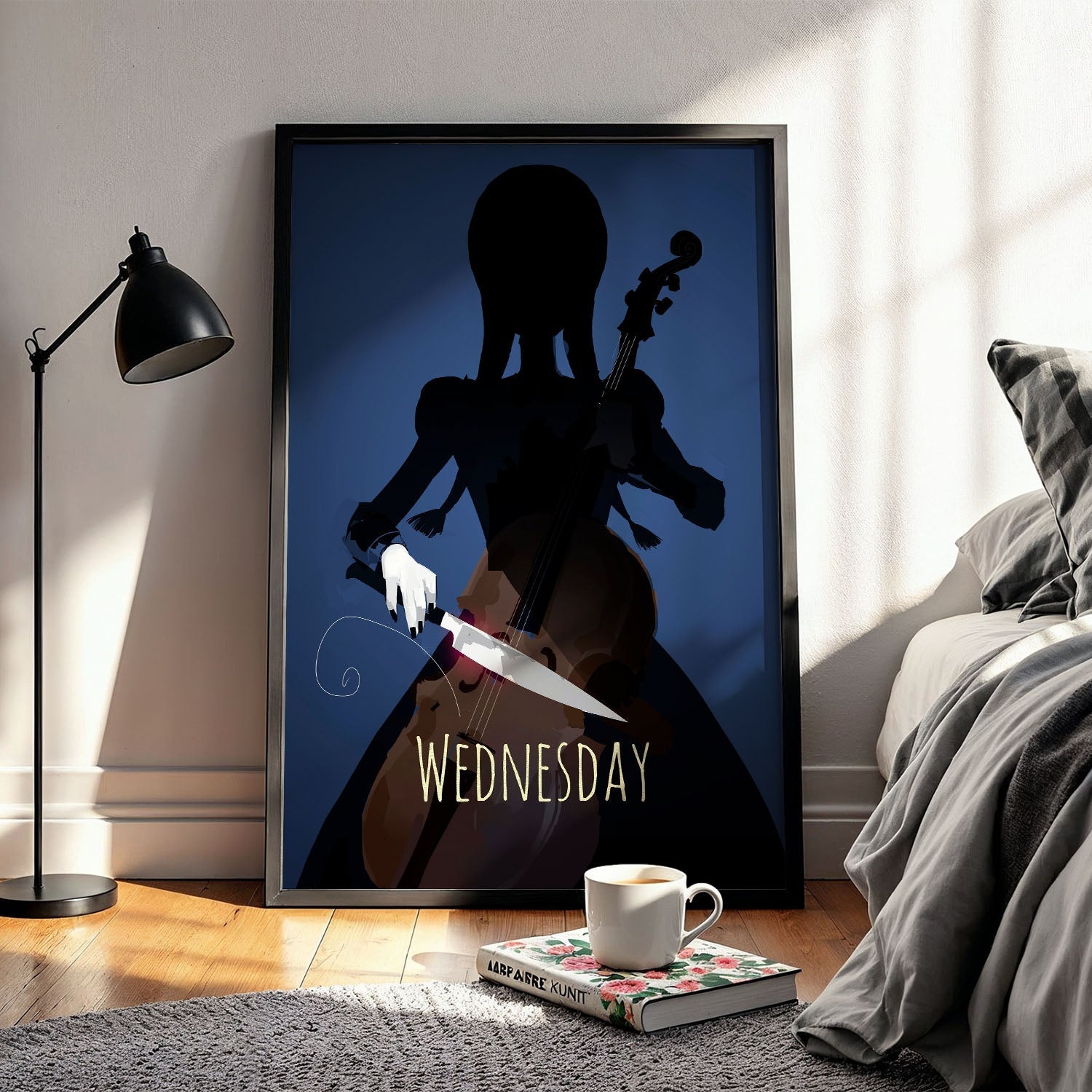 Flex Designs Poster Wednesday Cartoonified 5 x 7" Home Goods - TV Show 2022 TV Show Poster