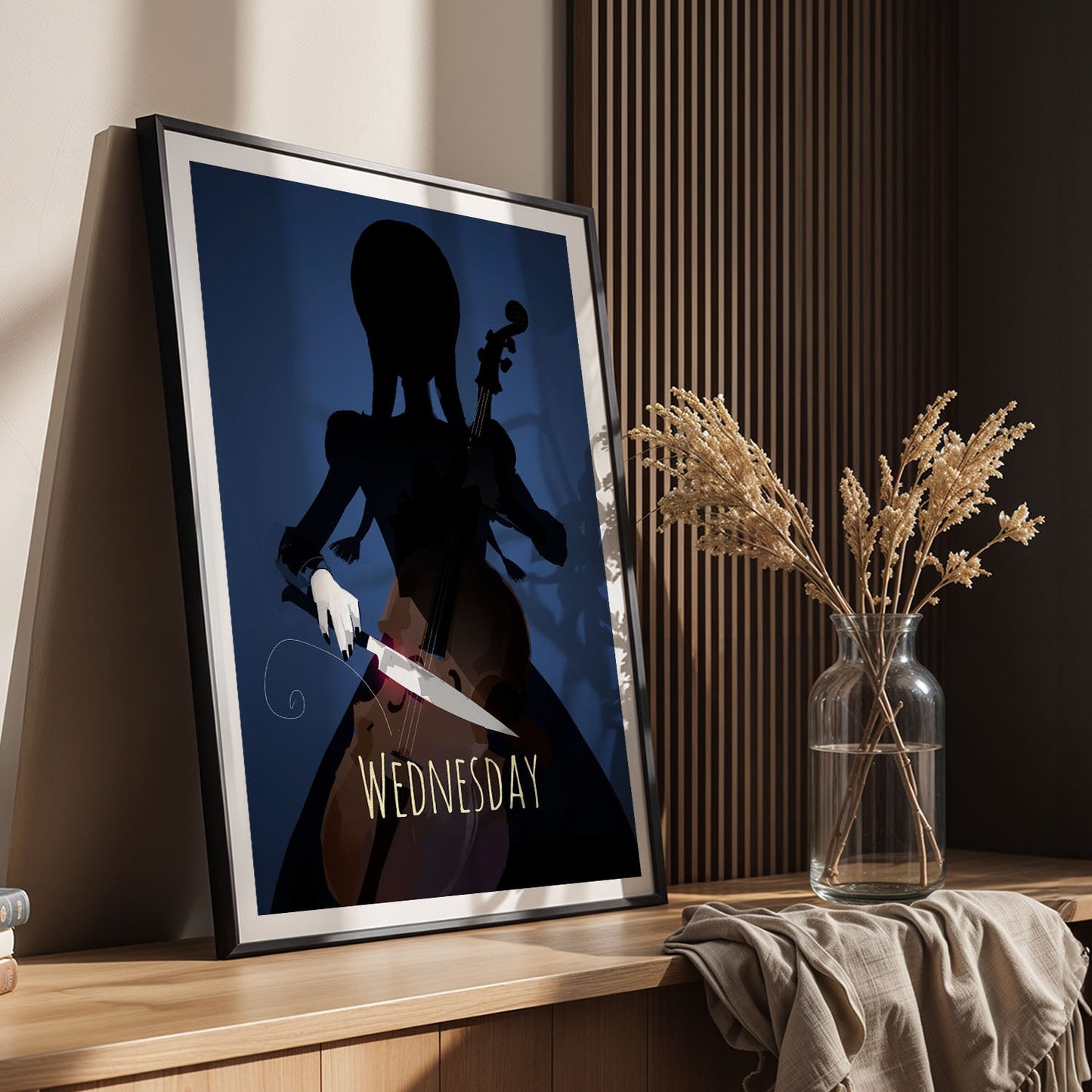 Flex Designs Poster Wednesday Cartoonified 8 x 10" Home Goods - TV Show 2022 TV Show Poster